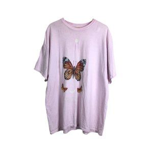 Urban Outfitters Oversized T-Shirt Butterflies L/XL